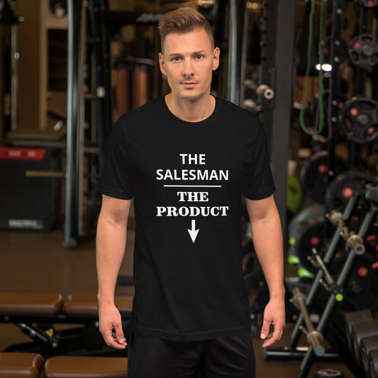 The Salesman, Premium High Quality Gift Idea for Him, Boyfriend, Son, Fathers Day Gift, Gift for Dad, Husband Premium Unisex t-shirt